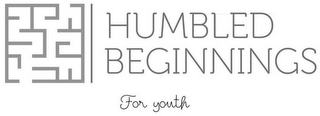HUMBLED BEGINNINGS FOR YOUTH logo