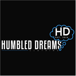 HUMBLED DREAMS CLOTHING HD EST. 2016 logo
