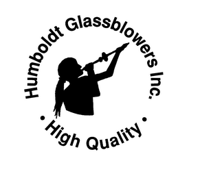 HUMBOLDT GLASSBLOWERS INC. HIGH QUALITY logo