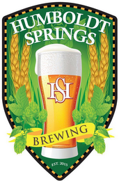 HUMBOLDT SPRINGS HS BREWING EST. 2015 logo