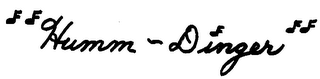 "HUMM - DINGER" logo