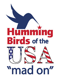 HUMMING BIRDS OF THE USA "MAD ON" logo