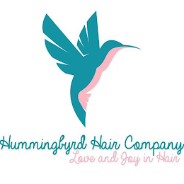 HUMMINGBYRD HAIR COMPANY LOVE AND JOY IN HAIR logo