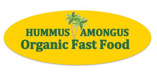 HUMMUS AMONGUS ORGANIC FAST FOOD logo