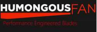 HUMONGOUS FAN PERFORMANCE ENGINEERED BLADES logo
