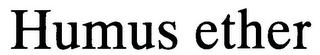 HUMUS ETHER logo