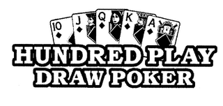 HUNDRED PLAY DRAW POKER logo