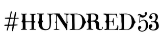 #HUNDRED53 logo