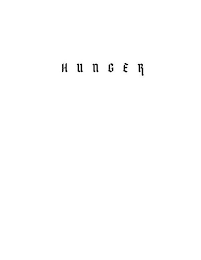 HUNGER logo
