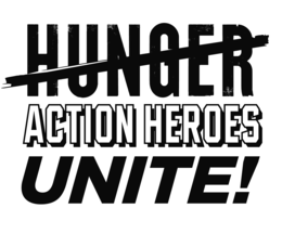 HUNGER ACTION HEROES UNITE! logo