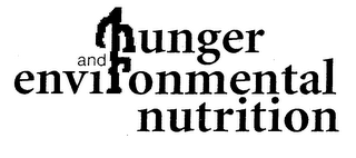 HUNGER AND ENVIRONMENTAL NUTRITION logo
