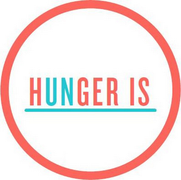HUNGER IS logo