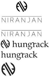 HUNGRACK HUNGRACK NIRANJAN NIRANJAN logo