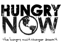 HUNGRY NOW THE HUNGRY WAIT. HUNGER DOESN'T. logo