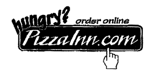 HUNGRY? ORDER ONLINE PIZZAINN.COM logo