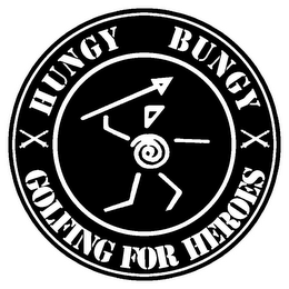 HUNGY BUNGY GOLFING FOR HEROES logo