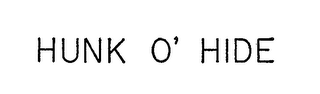HUNK O' HIDE logo