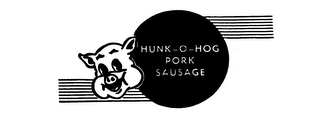 HUNK-O-HOG PORK SAUSAGE logo