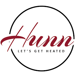 HUNN LET'S GET HEATED logo