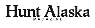 HUNT ALASKA MAGAZINE logo