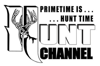 HUNT CHANNEL PRIMETIME IS... ...HUNT TIME logo