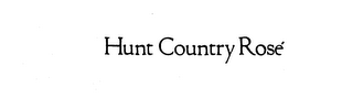 HUNT COUNTRY ROSE logo