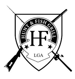 HUNT & FISH GRILL HF LGA logo