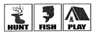 HUNT FISH PLAY logo