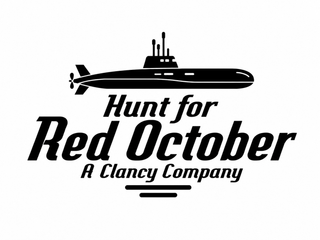 HUNT FOR RED OCTOBER A CLANCY COMPANY logo