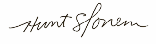 HUNT SLONEM logo