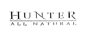 HUNTER ALL NATURAL logo