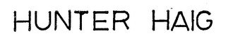 HUNTER HAIG logo