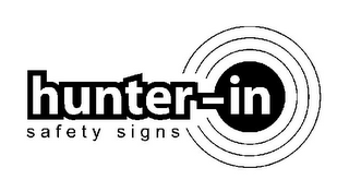 HUNTER-IN SAFETY SIGNS logo