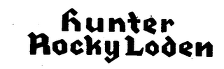 HUNTER ROCKY LODEN logo