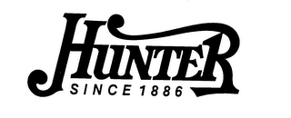 HUNTER SINCE 1886 logo