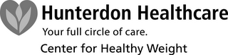 HUNTERDON HEALTHCARE YOUR FULL CIRCLE OF CARE. CENTER FOR HEALTHY WEIGHT logo