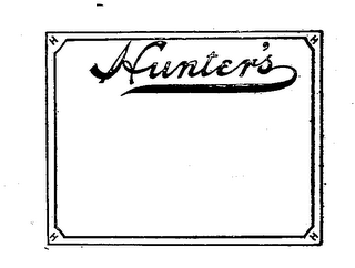 HUNTER'S logo