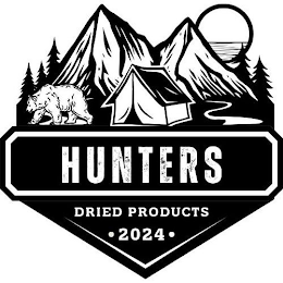 HUNTERS DRIED PRODUCTS · 2024 · logo