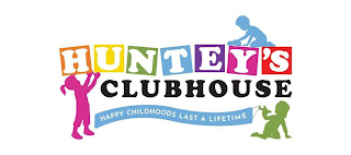 HUNTEY'S CLUBHOUSE HAPPY CHILDHOODS LAST A LIFETIME logo