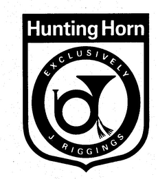 HUNTING HORN EXCLUSIVELY J. RIGGINGS logo