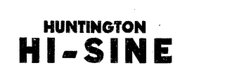 HUNTINGTON HI-SINE logo
