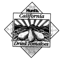 HUNT'S CALIFORNIA DRIED TOMATOES logo
