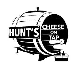 HUNT'S CHEESE ON TAP logo
