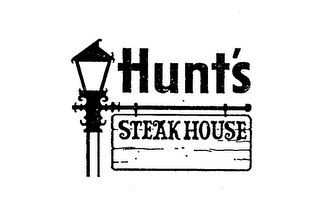 HUNT'S STEAK HOUSE logo
