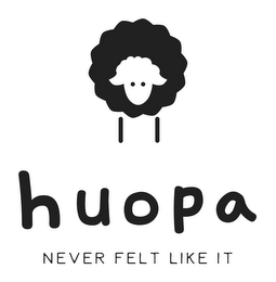 HUOPA NEVER FELT LIKE IT logo