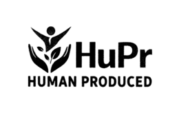 HUPR HUMAN PRODUCED logo
