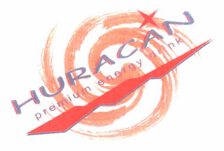 HURACAN PREMIUM ENERGY DRINK logo