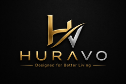 HURAVO DESIGNED FOR BETTER LIVING logo