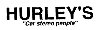 HURLEY'S "CAR STEREO PEOPLE" logo