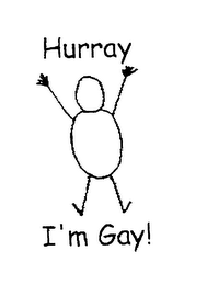 HURRAY I'M GAY! logo